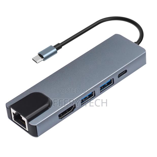 High Quality Type-C Hub 5 in 1 Multiport Dock Station With 4