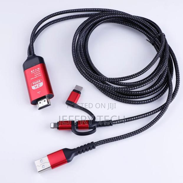 3 in 1 Micro USB Type C to HDMI Adapter Cable for Samsung S8 - thumbnail 2