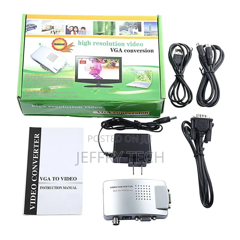 VGA to TV AV Bnc USB VGA to Composite Rca S-Video Video Sign