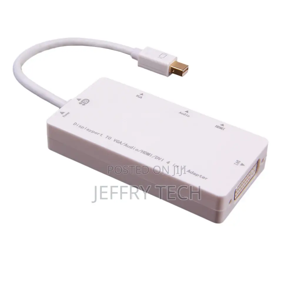 1080P 4 in 1 Adapter Mini DP Displayport Thunderbolt to VGA