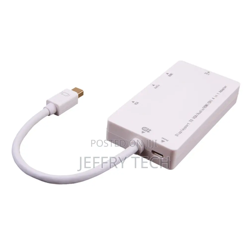 1080P 4 in 1 Adapter Mini DP Displayport Thunderbolt to VGA