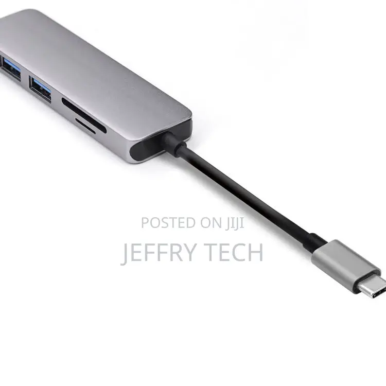 USB Type-C Hub Adapter Docking With HDMI 4K Output, TF SD Ca
