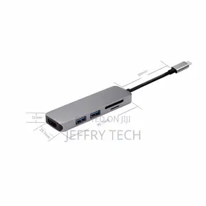 USB Type-C Hub Adapter Docking With HDMI 4K Output, TF SD Ca