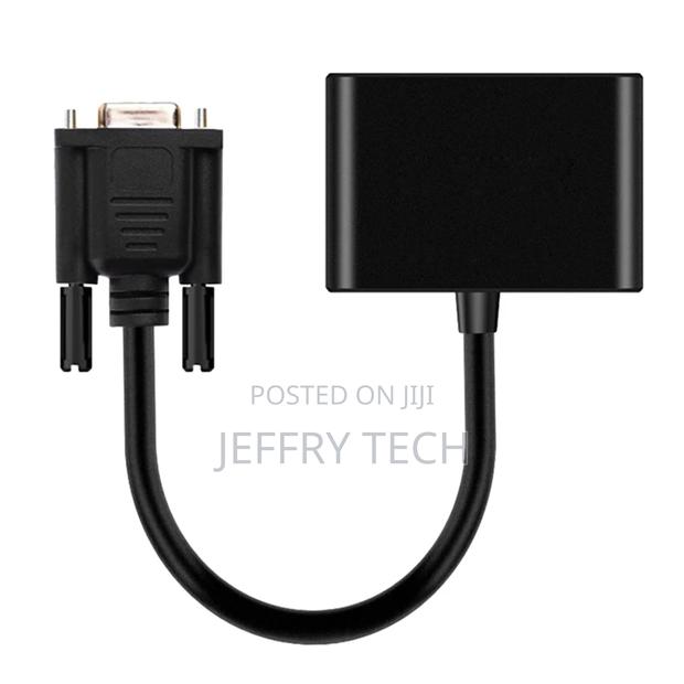 VGA+Audio+USB Power to HDMI+VGA Adapter Converter in HDMI VG