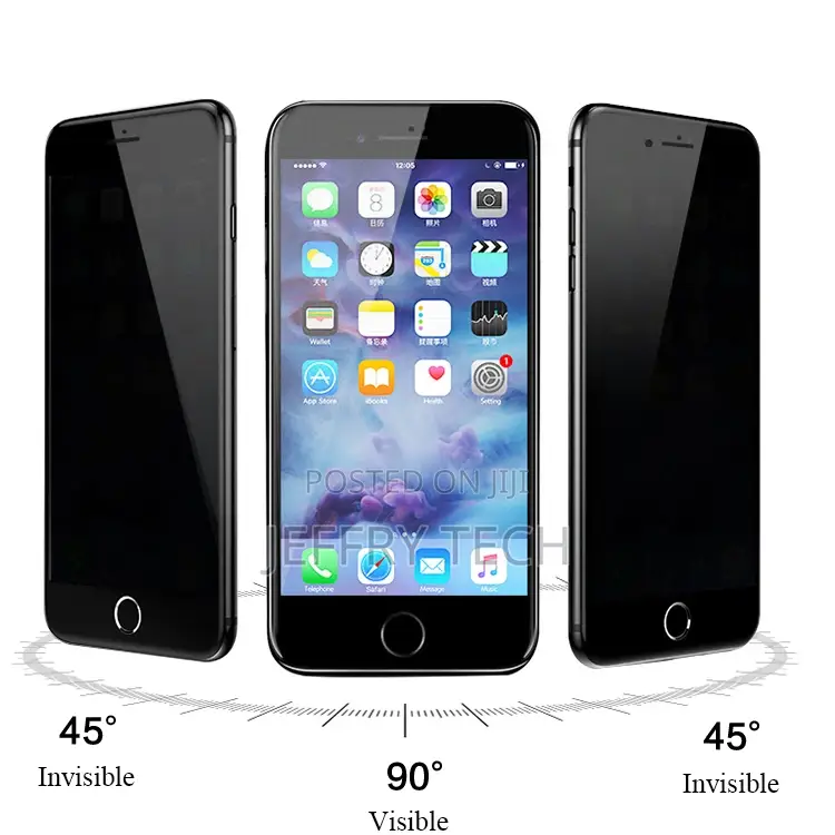 Privacy Tempered Glass Mobile Phone Screen Apple iPhone 8+