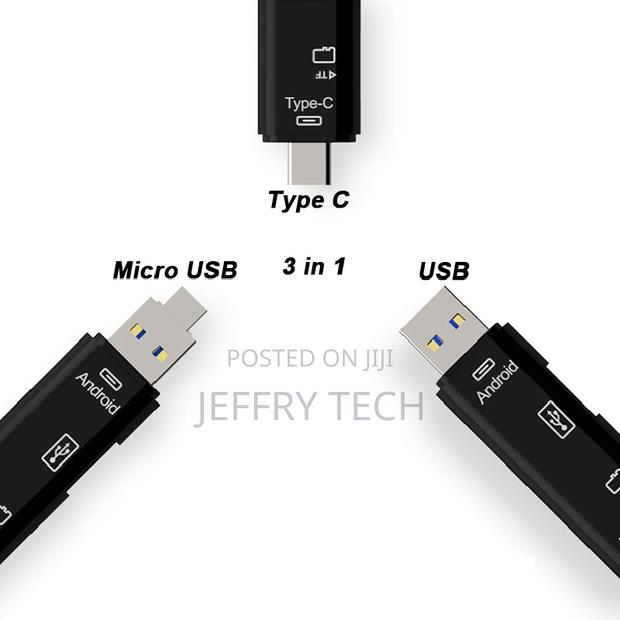 All in 1 USB 3.1 OTG Card Reader SD TF Micro SD Card Reader - thumbnail 3