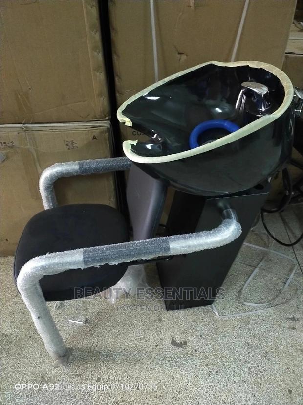 Black Shampoo Imported Sink - main view