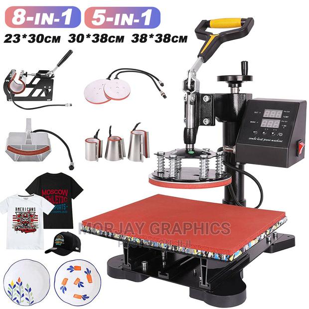 8in1 Heat Press Machine Digital Transfer Sublimation T-Shirt