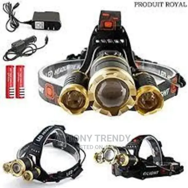 Trendy Motion Sensor 3x CREE T6 LED Headlamp Rechargeable 50