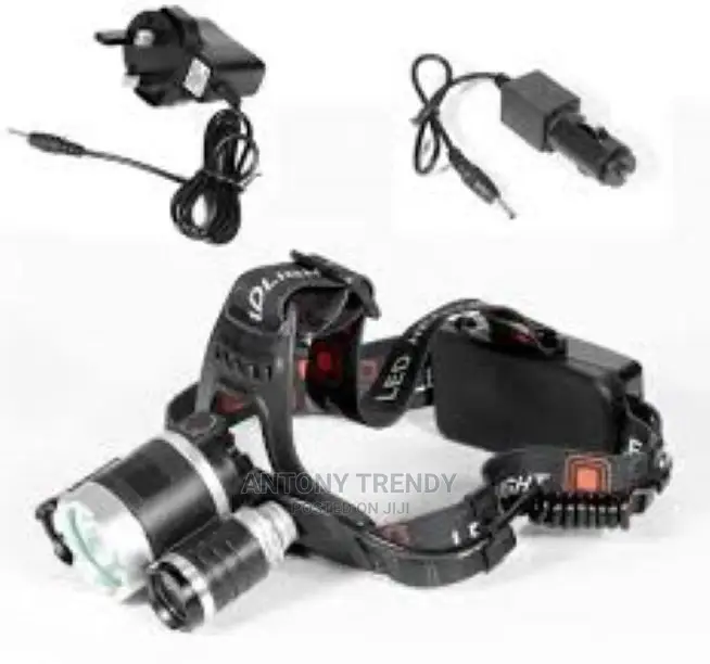 Sents 5000 Lumen Bright Headlamp Flashlight, 3 CREE T6 LED