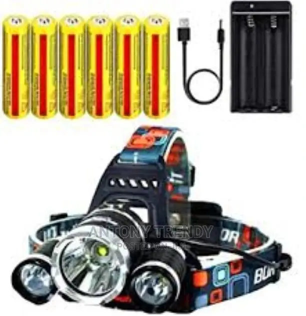 3x Cree T6 ZOOM Led Headlamps 2000lm Headlight Waterproof Hi