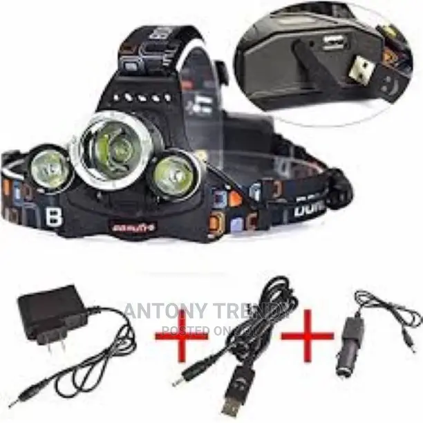 Waterproof Headlamp Headlight Flashlight