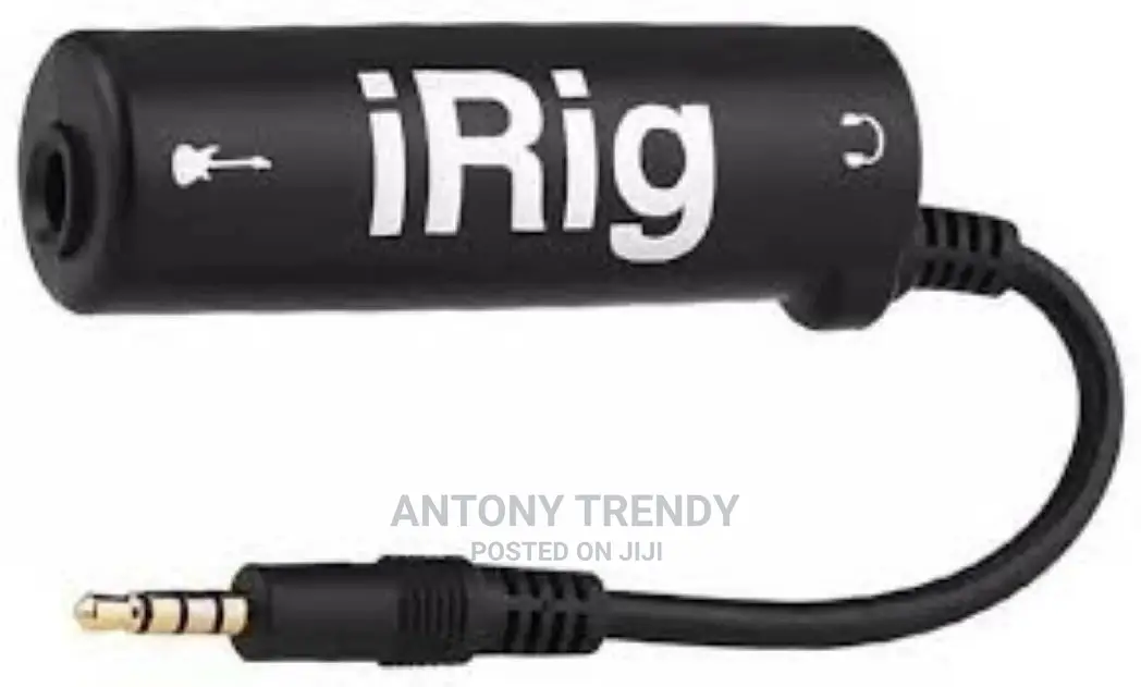 Portible Black Multimedia Ampli Tube Irig Guitar Interface A