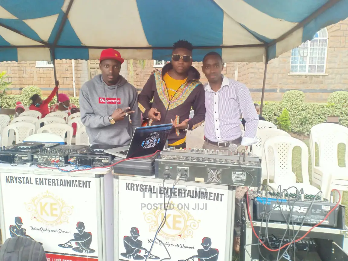 On the Desk Great Service on PA System Set Up for Any Event