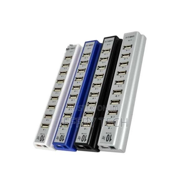 10 Ports 480mbps USB HUB 2.0 High Speed Usb Hub With Adapter - thumbnail 5