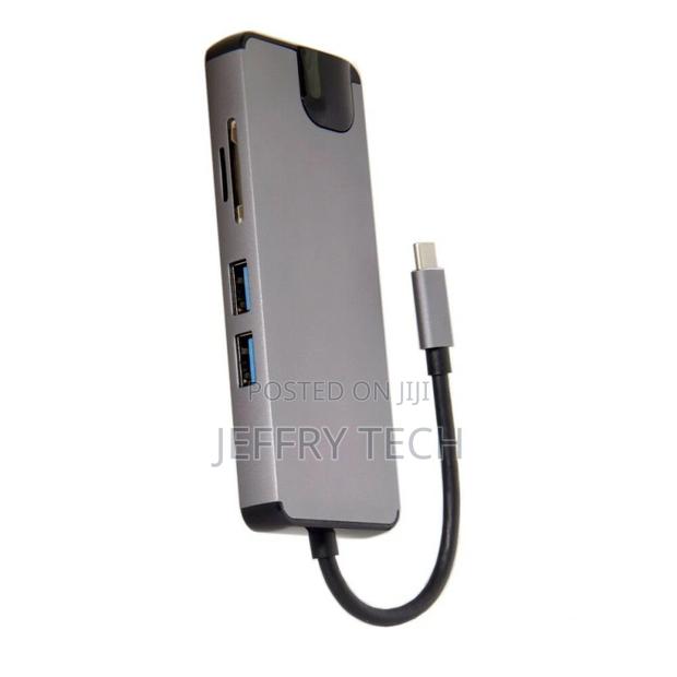 Type-C to 8in1 Adapter With RJ45*1000M HDM1 VGA Cardreader U - thumbnail 6