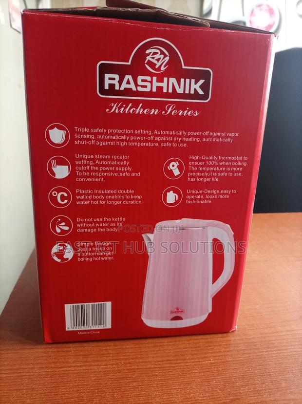 Automatic Cordless Kettle 2.3L . Super Quality Alluminium - thumbnail 4