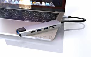 6 in 1 Usb C Multi Hub Combo Card Reader Driver Usb Type C H - thumbnail 2