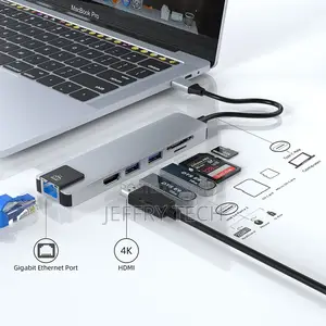 6 in 1 Usb C Multi Hub Combo Card Reader Driver Usb Type C H