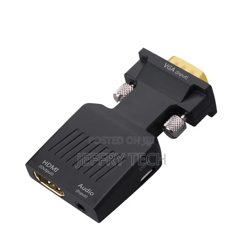 VGA Adapter With Audio/1080p Video Output Male to Female Con