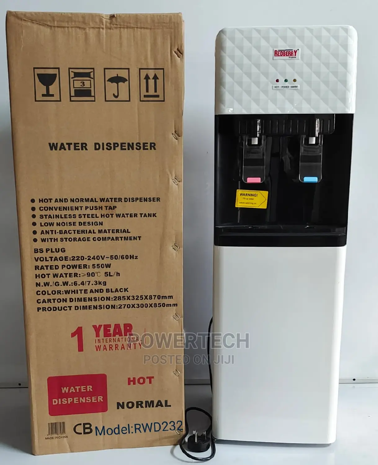 Redberry Stand Alone Water Dispenser