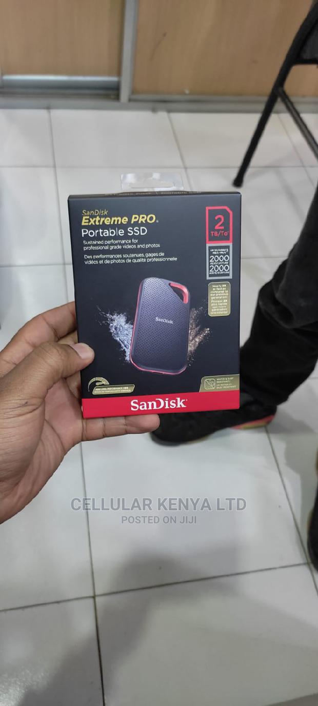 Sandisk 2TB Extreme Portable SSD V2 - thumbnail 3