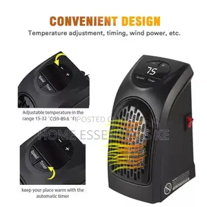 Electric Handy Heater/Wall Plug With Temperature Control