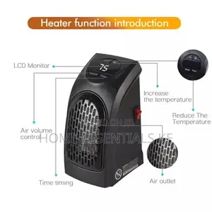 Electric Handy Heater/Wall Plug With Temperature Control