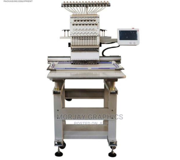 Single Head 12needless Computer Embroidery Machine Multifunc - main view