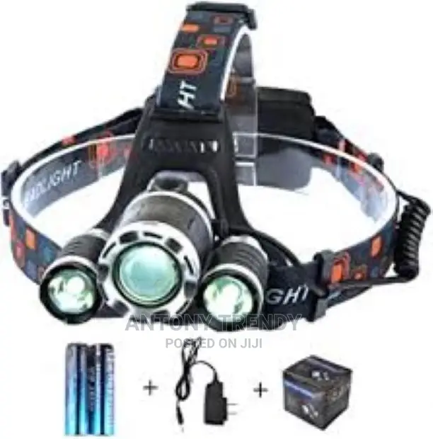 Huntvp Led Headlamp 3x XML T6 Super Bright 6000lumens Head T