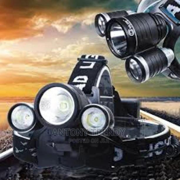 Hunting Head Lamp Rechargeable 6000 Lumen 3x Cree Xm-L T6 LE