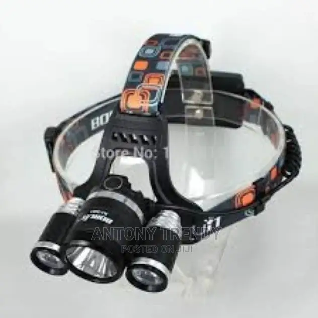 5,000 Lumen 3 X CREE T6 Rechargeable LED Headlamp Kit