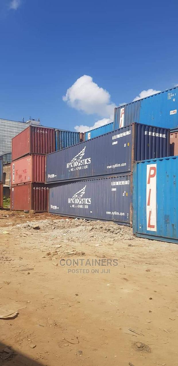 Both 20ft Abd 40ft Empty Containers - main view