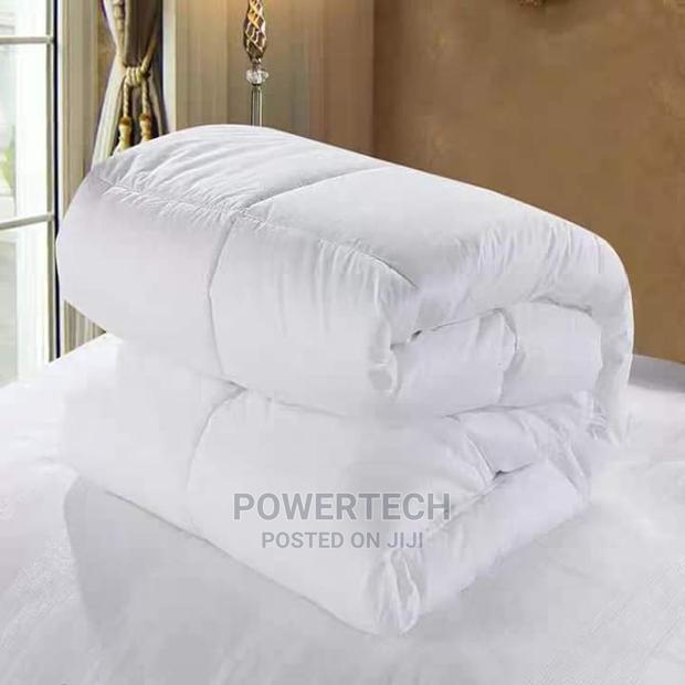 Plain White Cotton Duvet-5 By6