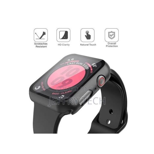 Silicon Strap Replacement for Apple Watch - 38mm - Black - thumbnail 2