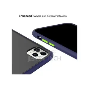 Cover With Soft Edges for Apple iPhone 11 Pro - Blue / Gree