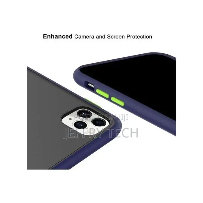 Cover With Soft Edges for Apple iPhone 11 Pro - Blue / Gree