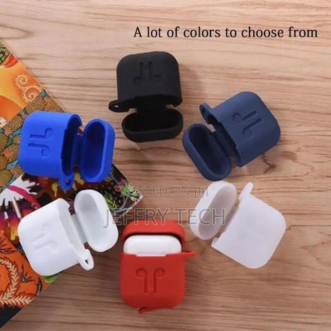 Silicone Skin Case for Apple Airpods (Black)
