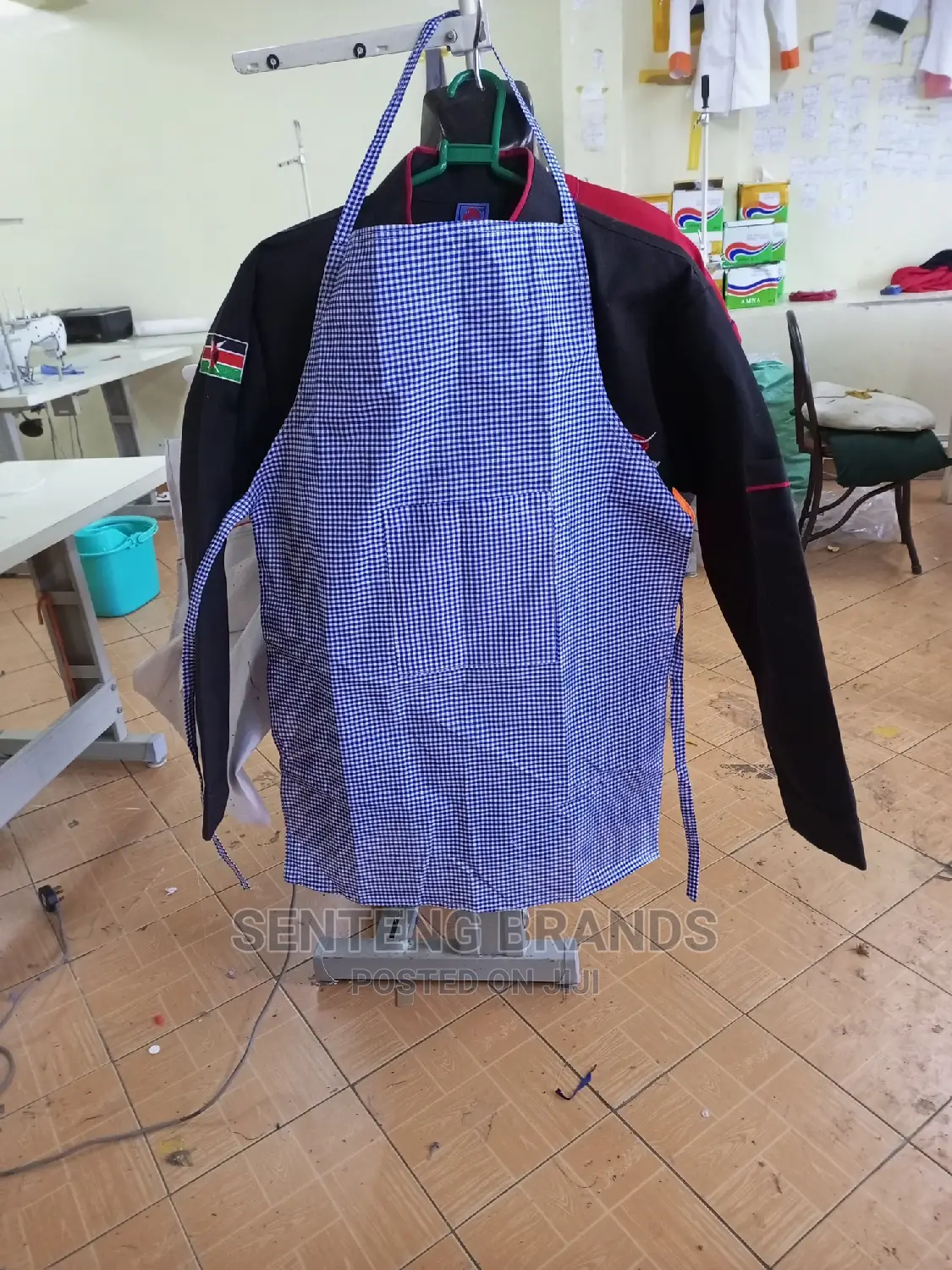 Checked Aprons
