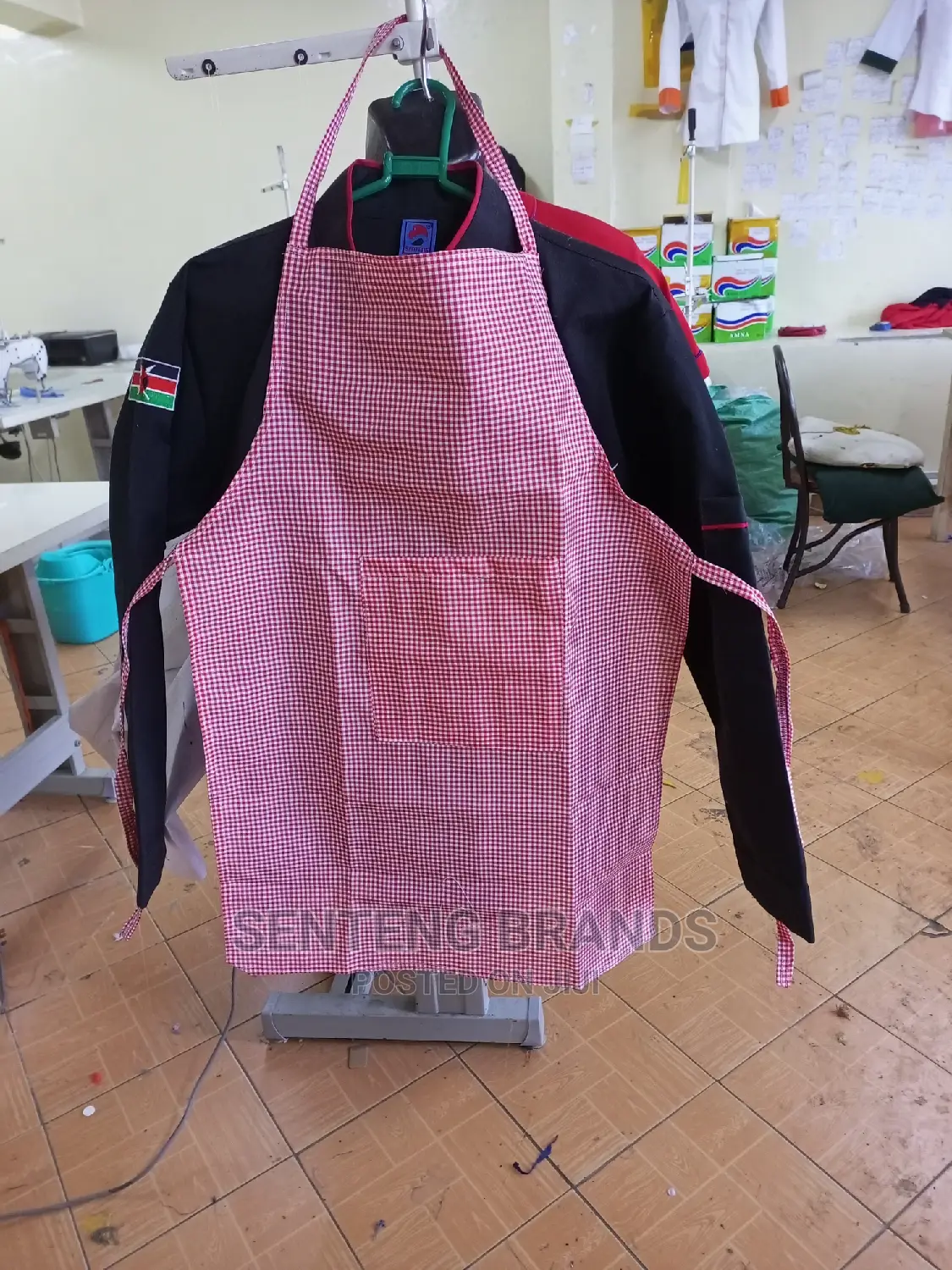 Checked Aprons
