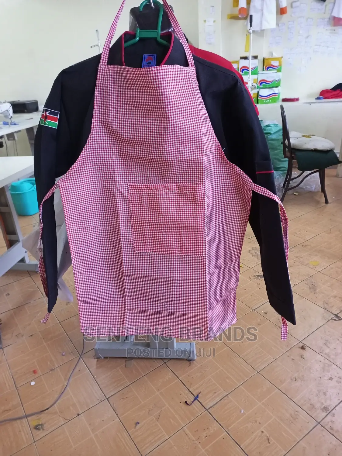 Checked Aprons
