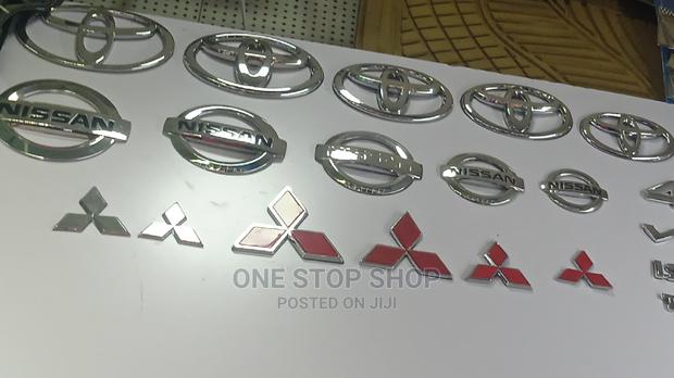 Nissan, Mitsubishi,Toyota Front and Rear Emblem