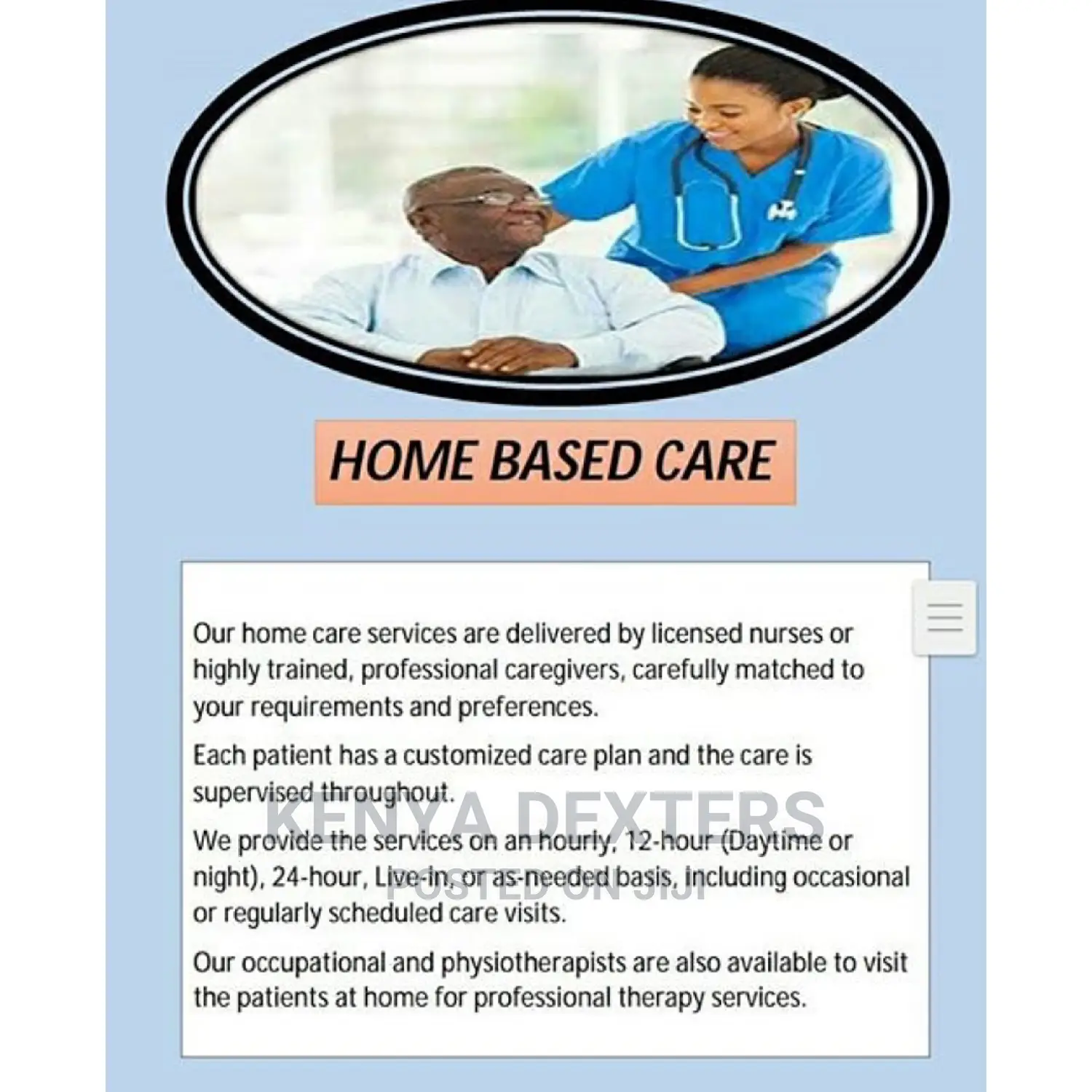 Home Based Care Services (Nursing Agency)