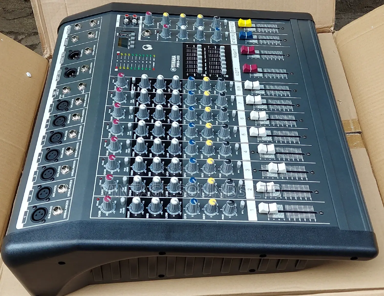 8channel, 3000watts Yamaha Powered Mixer