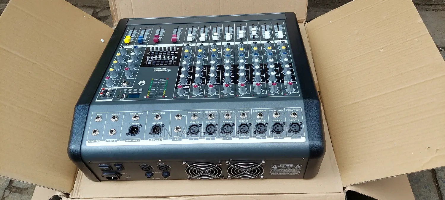 8channel, 3000watts Yamaha Powered Mixer
