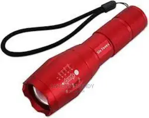 Red in Colourled Flashlight 1000 Lumens 5 Modes Zoomable Adj