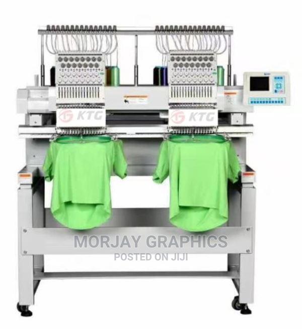 Two Head Computer Embroidery Machine - main view