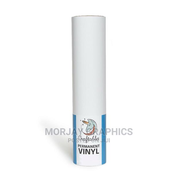 White Adhesive Vinyl Roll All Colors - main view