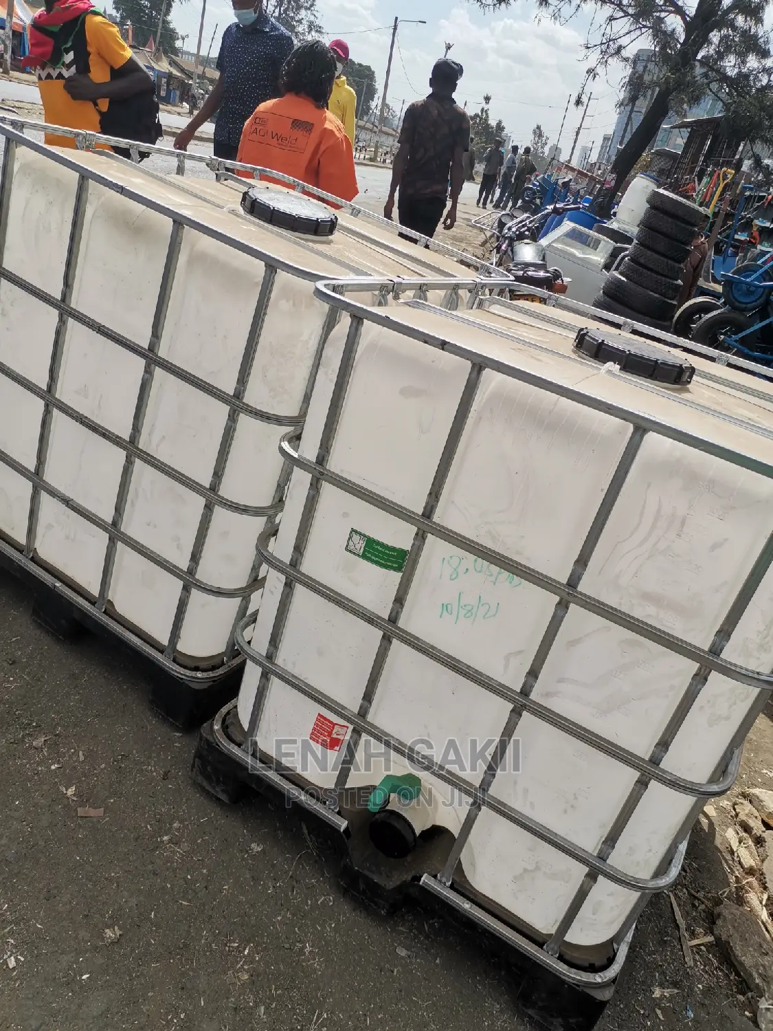 IBC Steel Caged Water Tank