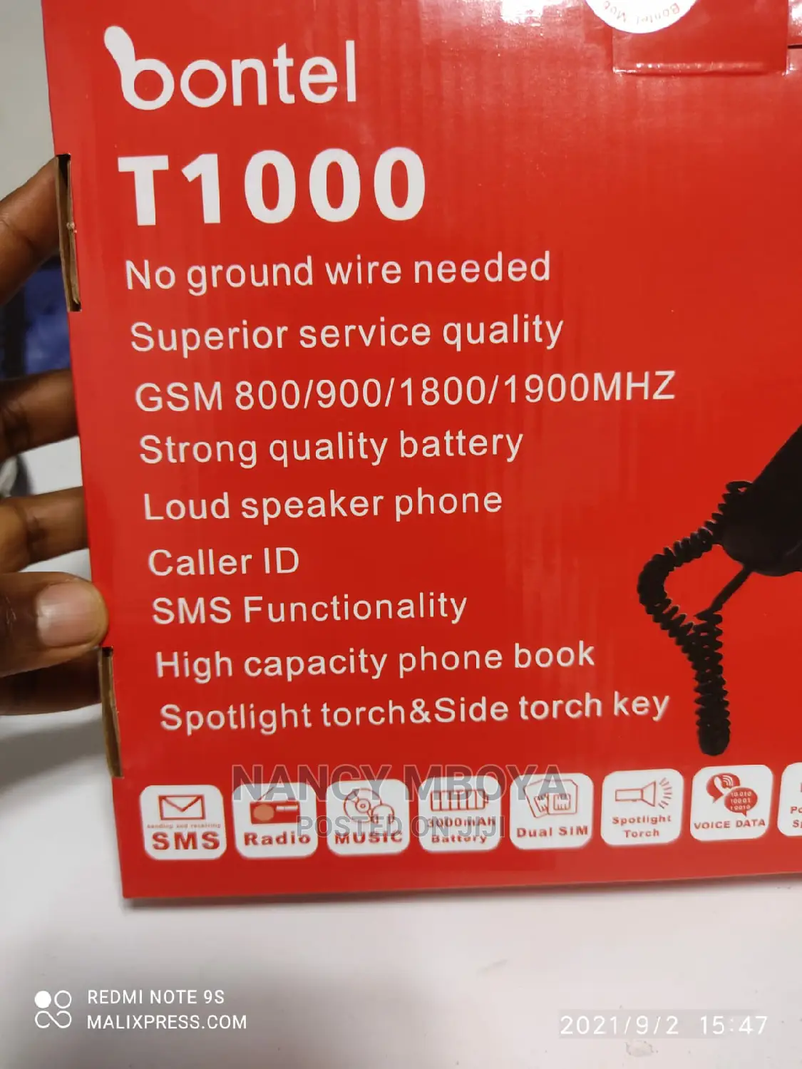 T1000 Dual SIM Desk Landline Phone